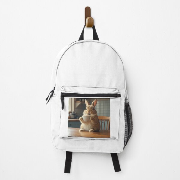 Item preview, Bunny drinking coffee designed and sold by CoffeeCreator.