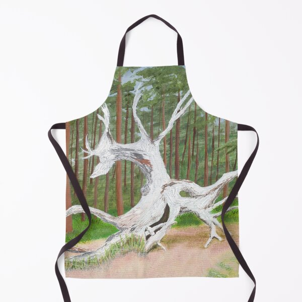 Item preview, Woodland Soul - Ghostly White Tree Stump in Forest designed and sold by DoodleArtsShop.