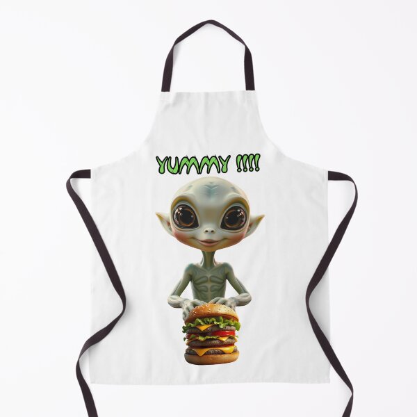 Aperçu de l'œuvre Alien & burger créée et vendue par Elite Print Studio.