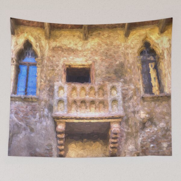 Item preview, Juliet's Balcony Verona Art designed and sold by Londonimages.
