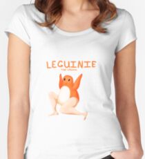 Leguin - Orange Women's Fitted Scoop T-Shirt