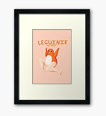 Leguin - Orange Framed Print