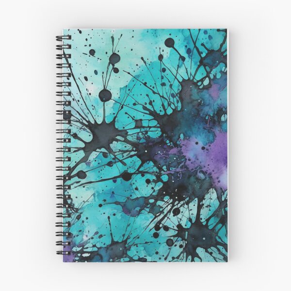 Item preview, Blue And Purple Ink Splatters designed and sold by Gabriela McDaniel.