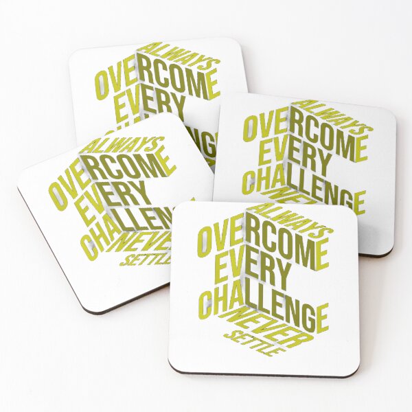 Artikelvorschau, Always overcome every Challenge never settle - Tshirt Print Motivation entworfen und verkauft von earnedWear.