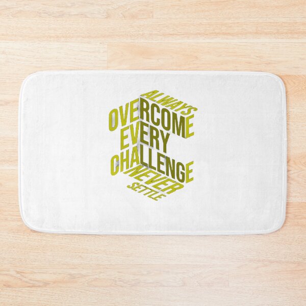Artikelvorschau, Always overcome every Challenge never settle - Tshirt Print Motivation entworfen und verkauft von earnedWear.