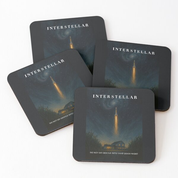 Item preview, Interstellar Rocket Launch Poster Fan Art designed and sold by Enea Kelo.