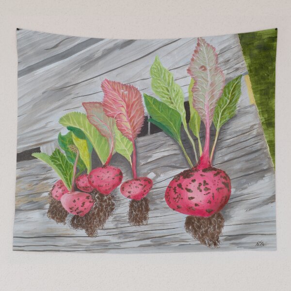 Item preview, Radishes on a Pallet designed and sold by DoodleArtsShop.