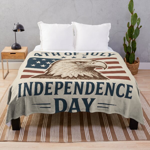 Item preview, Majestic Eagle – Vintage 4th of July Design designed and sold by SkunkDesigns.