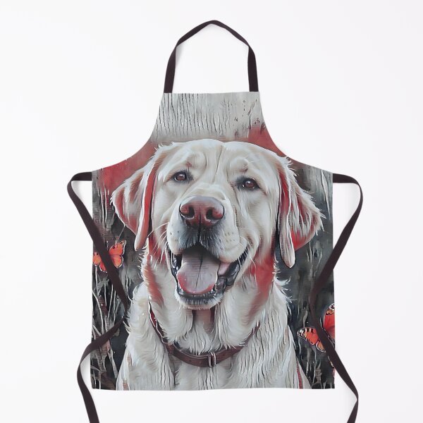 Item preview, 1 Happy Dog and Dozens of Butterflies in a Joyful Field Scene designed and sold by POETTICA.