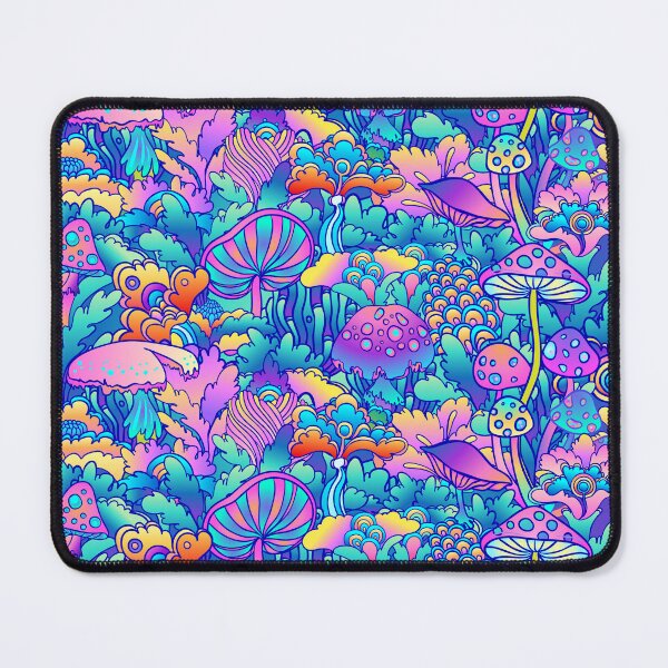 Item preview, psyhodelic magic mushrooms pattern designed and sold by ZER042.
