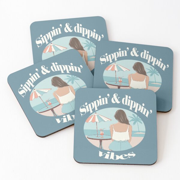 Item preview, Sippin' and Dippin' Vibes designed and sold by Karen Simon.
