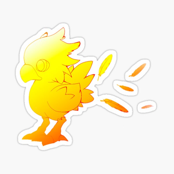 Chocobo Sticker For Sale By Zeroomega12 Redbubble