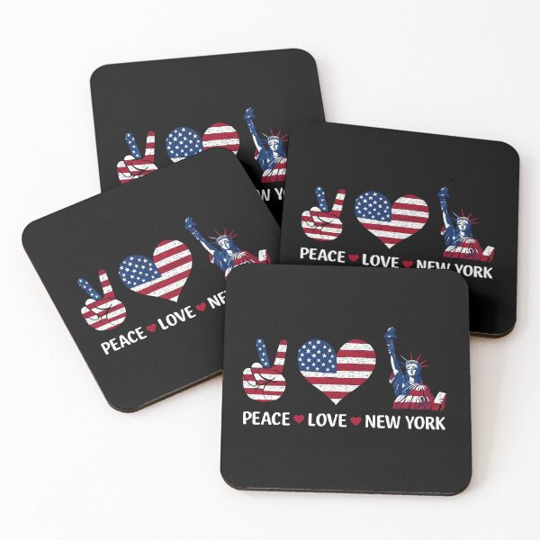 Item preview, Peace Love New York designed and sold by HandicraftArt.