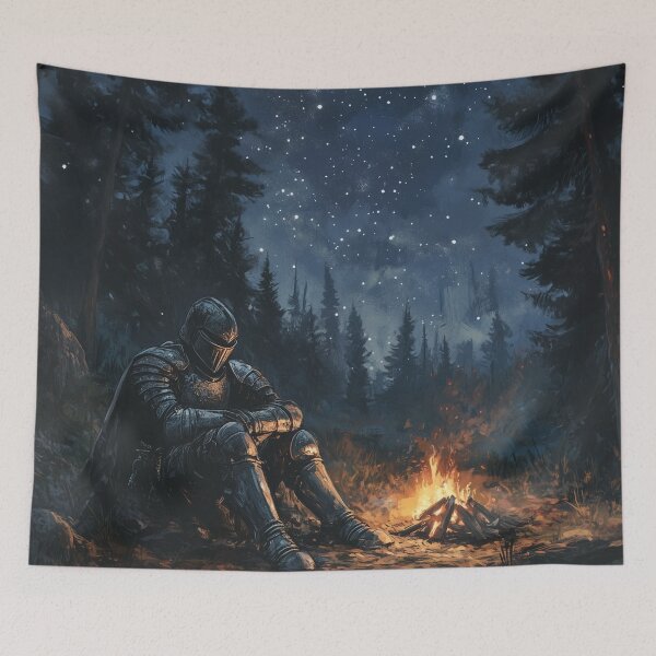 Item preview, Knight By The Fire In The Woods designed and sold by Rtymer.