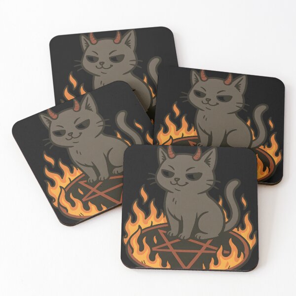 Item preview, Sympathy for the Devil’s Cat designed and sold by Uglyandcute.