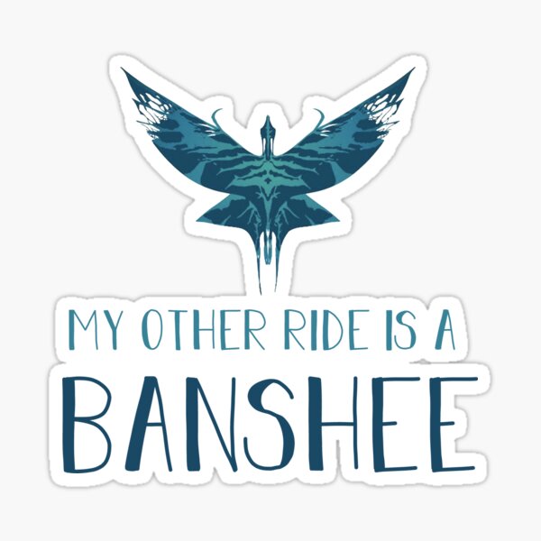 Item preview, My Other Ride is a Banshee designed and sold by Mouse Ears & Broomsticks on Redbubble.