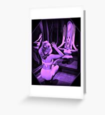 Funhouse Mirror Greeting Card