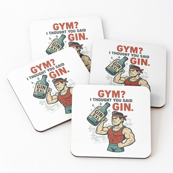 Item preview, Gym? I Thought You Said Gin. designed and sold by SGMark.