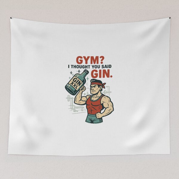 Item preview, Gym? I Thought You Said Gin. designed and sold by SGMark.