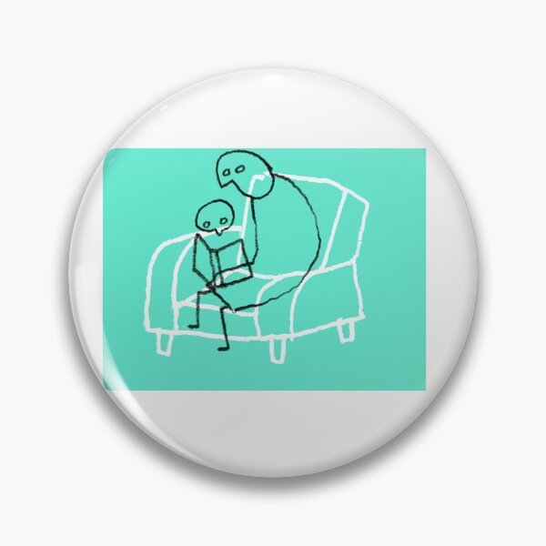 Item preview, Father and son reading a book designed and sold by Joana Toste.