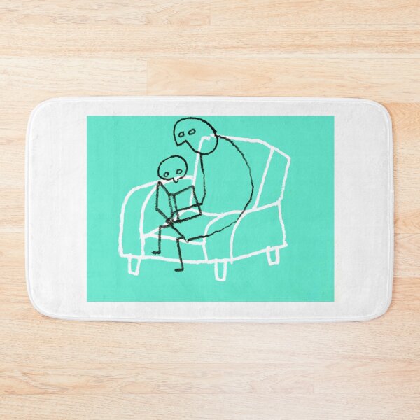 Item preview, Father and son reading a book designed and sold by Joana Toste.