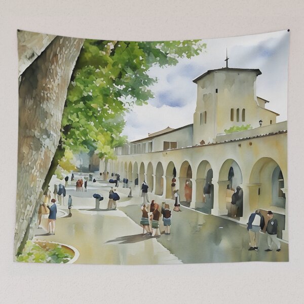 Item preview, Catholic School Campus designed and sold by RCWatercolours.