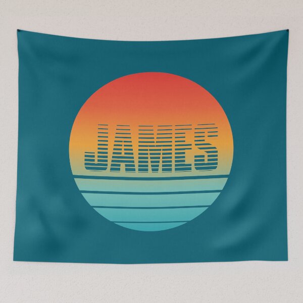 Item preview, James | Retro Sun | For Your Name designed and sold by YvaineDesign.