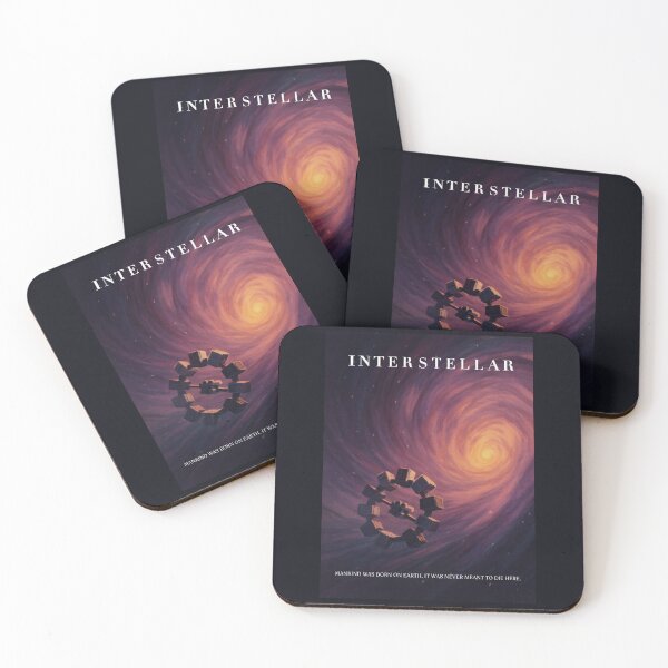 Item preview, Interstellar Black Hole Poster Fan Art designed and sold by Enea Kelo.