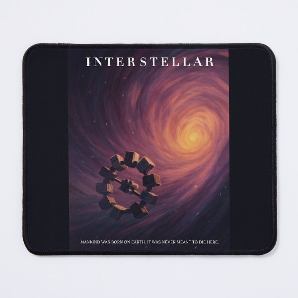 Item preview, Interstellar Black Hole Poster Fan Art designed and sold by Enea Kelo.