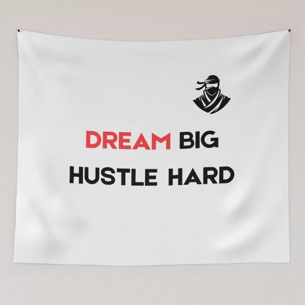 Item preview, Dream Big Hustle Hard Motivational designed and sold by MINSET WEAR ® – Born from Mindset, Built on Discipline..