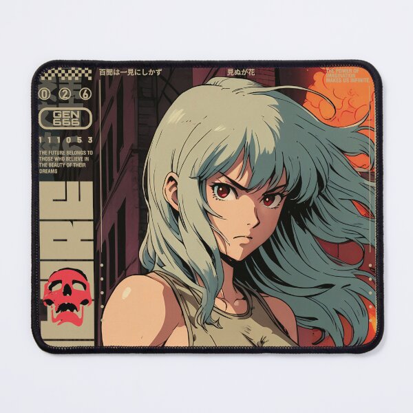 Item preview, Girl with white hair on the street at night 2 designed and sold by BOZGO.