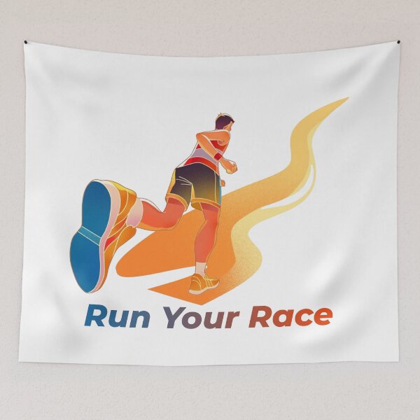 Item preview, "run your race" designed and sold by Soukito.