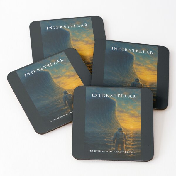 Item preview, Interstellar Wave Scene Poster Fan Art designed and sold by Enea Kelo.