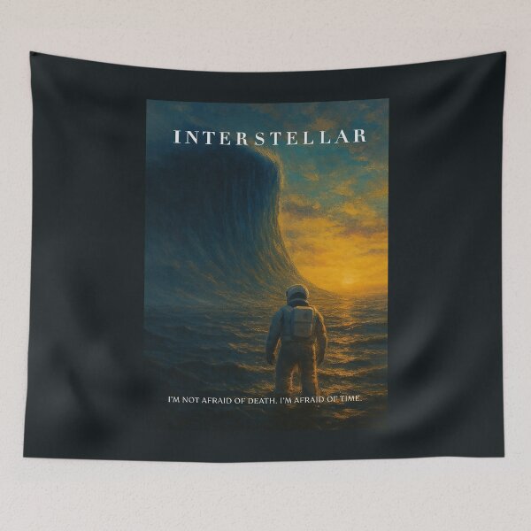 Item preview, Interstellar Wave Scene Poster Fan Art designed and sold by Enea Kelo.