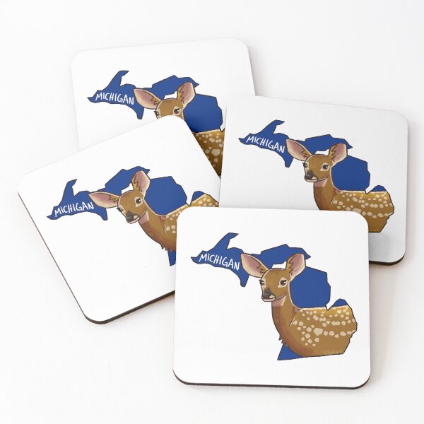 Item preview, Michigan State Mammal - White-Tailed Deer designed and sold by littlealiart.