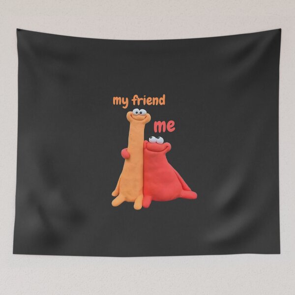 Item preview,  My Friend Me — Cute Clay Characters Best Friends Forever designed and sold by Luka  Emad.