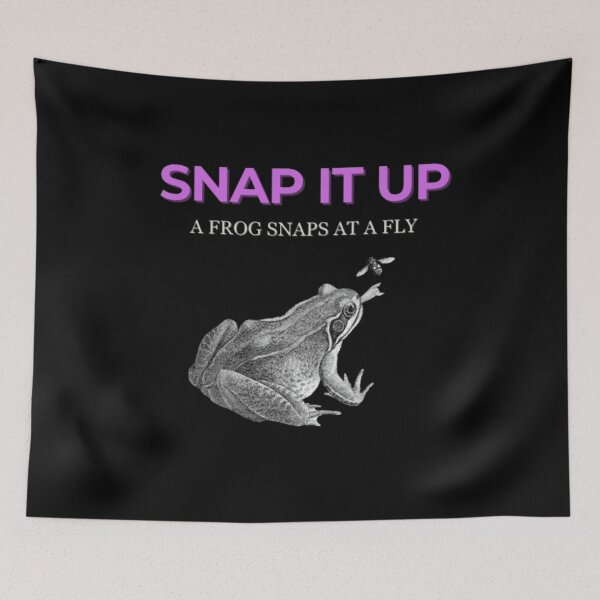 Item preview, Snap It Up – Bold Frog Illustration in Action designed and sold by DiscVenture.