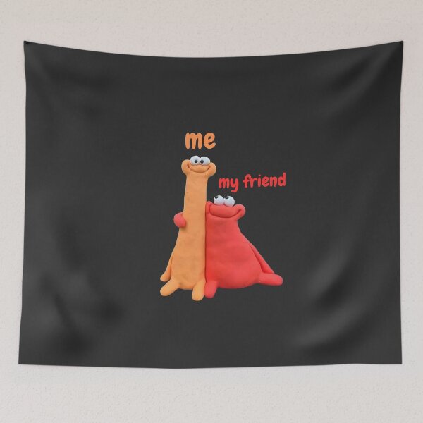 Item preview,  My Friend Me — Cute Clay Characters Best Friends Forever designed and sold by Luka  Emad.