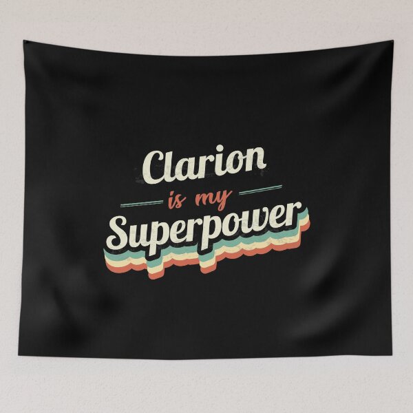 Item preview, Clarion Is My Superpower designed and sold by Custom365.