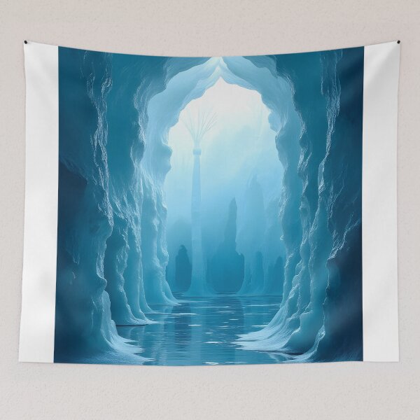 Item preview, Frozen Gateway to a Mystical Tower designed and sold by oanaunciuleanu.