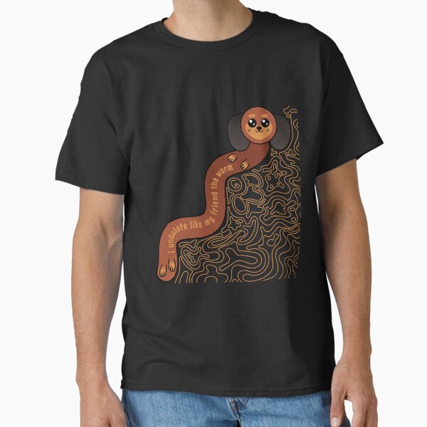 Item preview, Worm Vibes Only – Funny Long Dog Minimal Design designed and sold by Balasan.