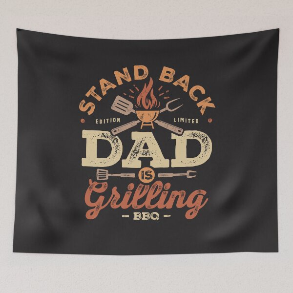 Item preview, Stand Back Dad Is Grillin' Funny BBQ Grilling Dad designed and sold by cidolopez.
