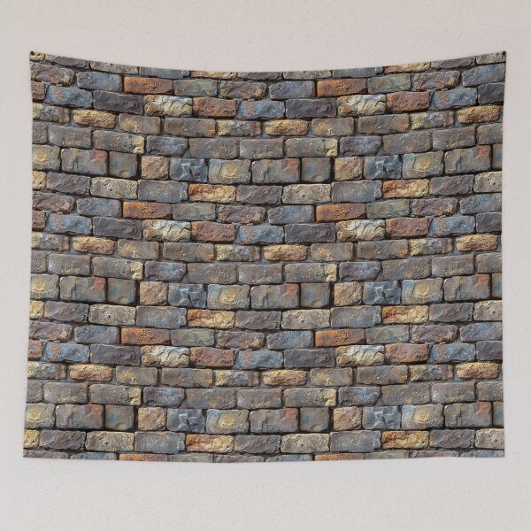 Item preview, Rustic Multi-Colored Distressed Brick Wall Texture designed and sold by NTGUILTY.