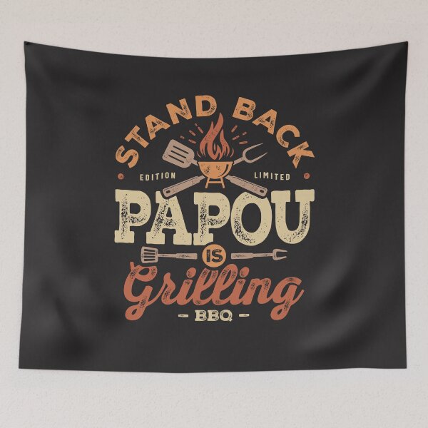 Item preview, Stand Back Papou Is Grillin' Funny BBQ Grilling Papou designed and sold by cidolopez.