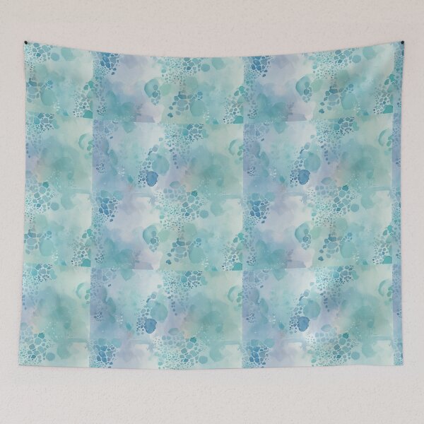 Item preview, Ocean Abstract Aqua designed and sold by ChicLilyShop.