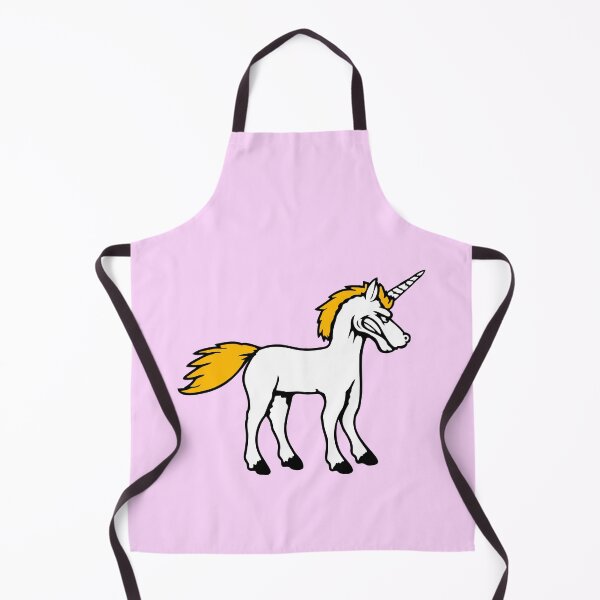 Item preview, Unicorn Angry Bad Mad Mood Attacking Teeth Grinding Evil designed and sold by shirt-o-mat.