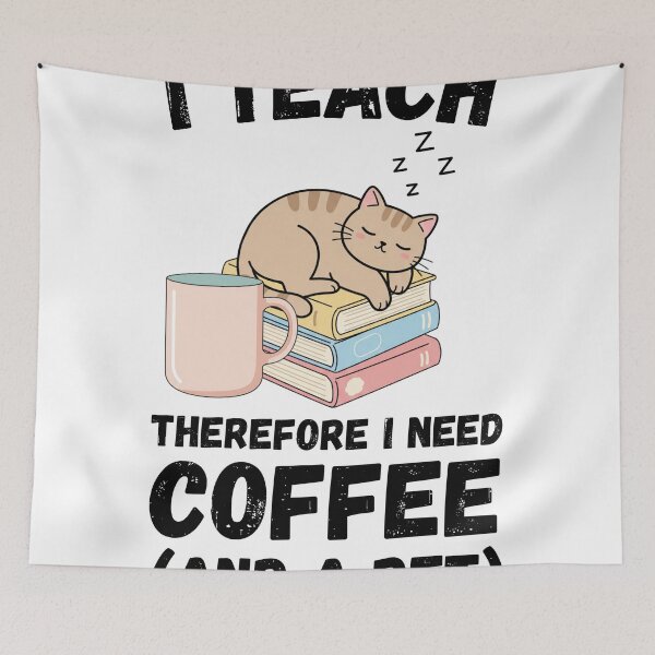 Item preview, Funny Teacher Coffee & Pet Design designed and sold by Petverse.art.