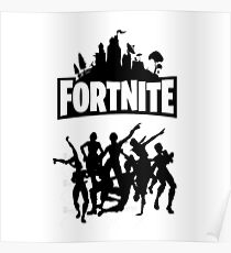 fortnite black Poster