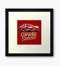 Corvette Summer V2 Framed Print