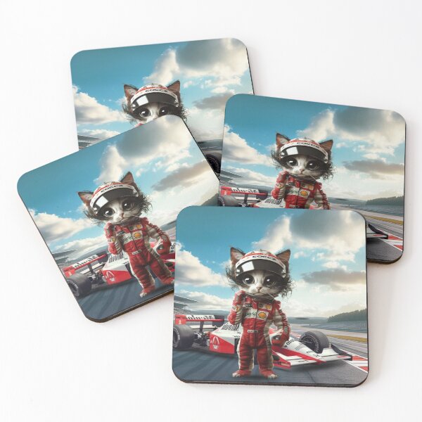 Item preview, PILOT KITTEN (TRIBUTE TO AYRTON SENNA) designed and sold by rocknrollstyles.
